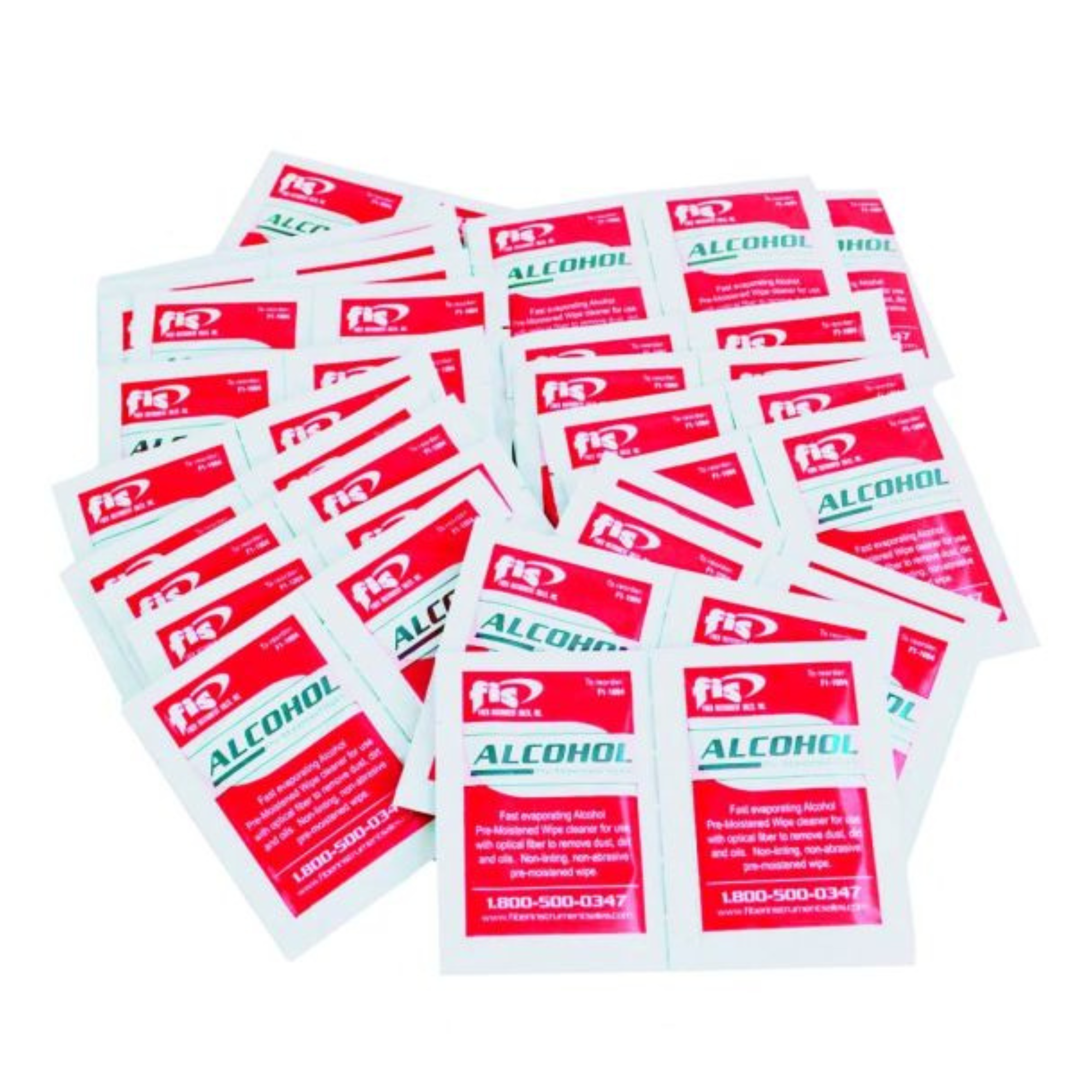 FIS Cleaning Wipes 99% Isopropyl Alcohol Pre-Moistened 4"x6" from GME Supply